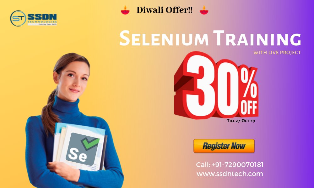 Ann21Wheeler's tweet image. Currently candidates are showing their interest in learning #Selenium_course in #Gurgaon. SSDN Technologies is the right destination to learn Selenium training from Highly experienced trainer. ssdntech.com/software-testi…
#selenium #seleniumtesting #seleniumcourse #seleniumtraining