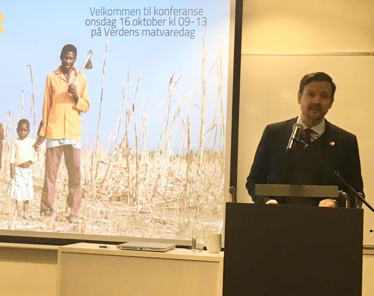 - Norway wants to take a leading role in eradicting hunger, says the Minister of International Development <a href="/dagiulstein/">Dag Inge Ulstein</a> at the Zero Hunger Conference 2019 #nullsult #sdg2 #WorldFoodDay