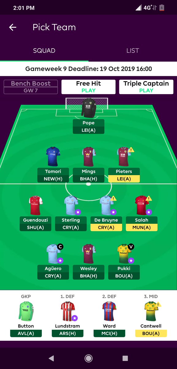 #FPLFYI in my team injury players are possible to play this week