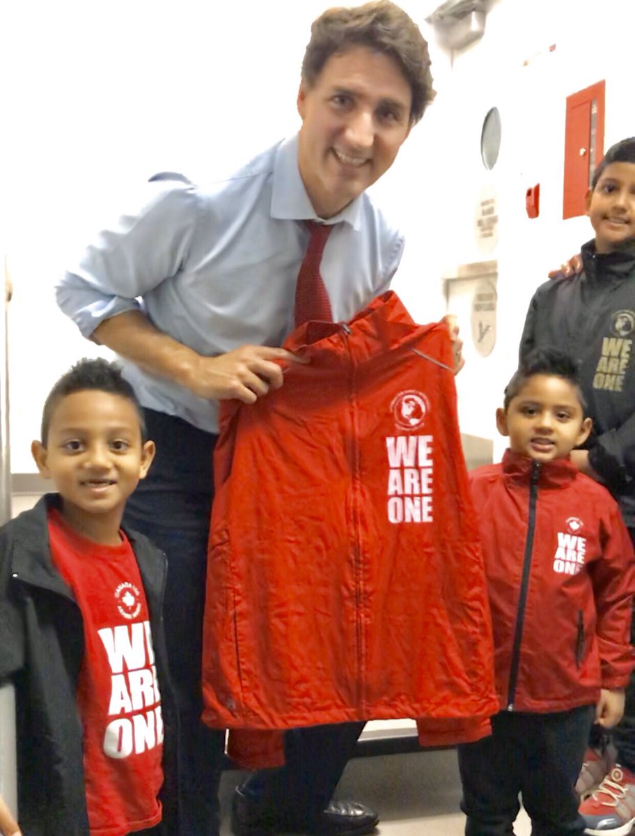 wao4all's tweet photo. Hon PM @JustinTrudeau with the WE ARE ONE team fighting against racism.Hoping to make our world a better place for you and I. https://t.co/XF5X7qgfqg