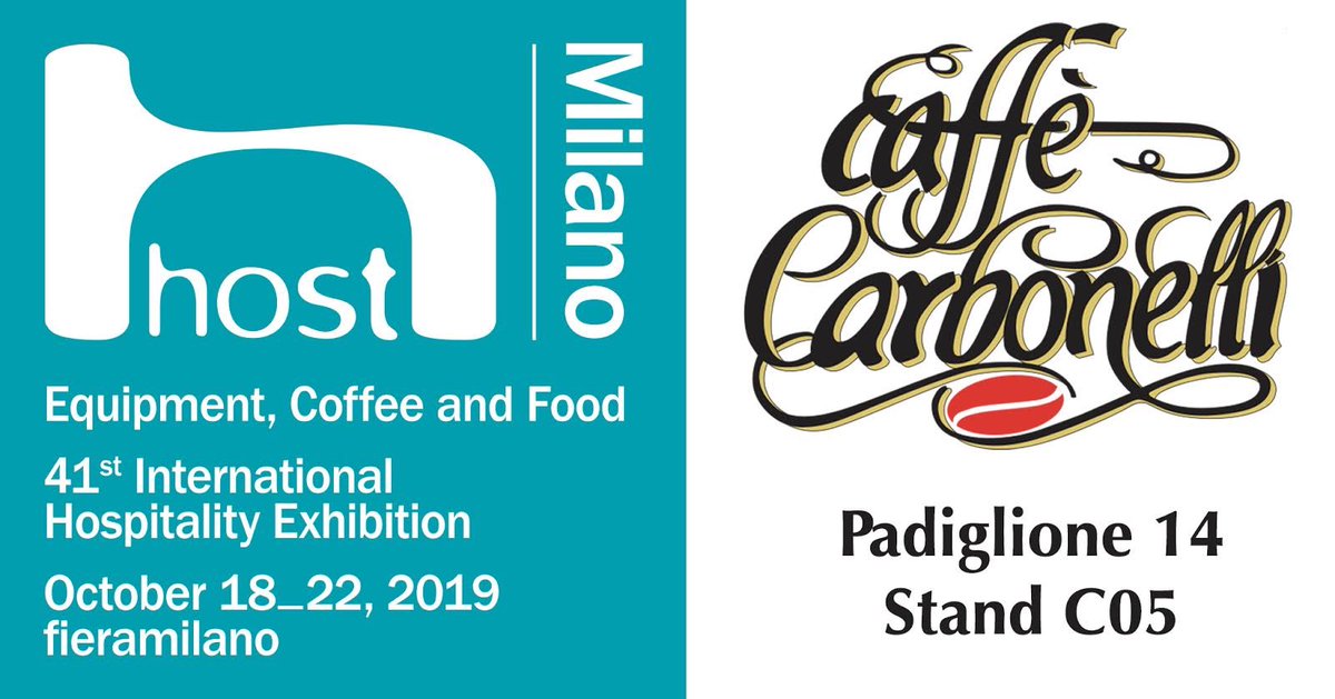 Vi aspettiamo ad <a href="/HostMilano/">HostMilano</a> Dal 18 al 22 Ottobre. Padiglione 14, Stand C05. Se poi anche il sindaco <a href="/BeppeSala/">Beppe Sala</a> arrivasse per un caffè e ascoltare la nostra storia di eccellenza del #MadeinItaly, onore e piacere :)