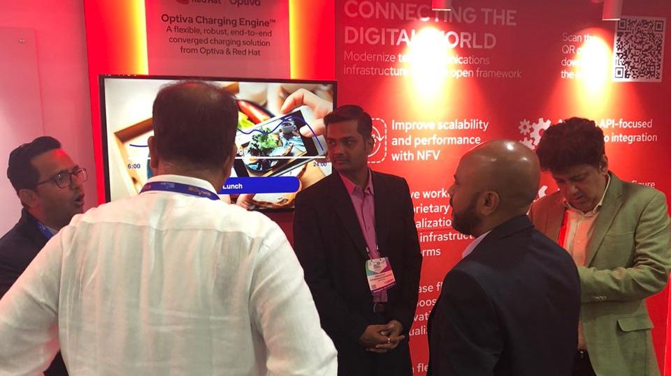 RedHatAPAC's tweet image. Demo showcases with our partner #Optiva on #containerisation at #RedHat booth #IndiaMobileCongress #RedHatatIMC #IMC2019
