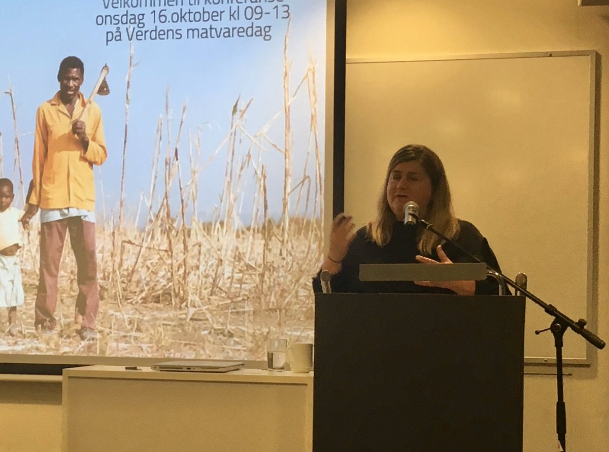 - One in 9 goes to bed hungry every day. This is a disaster in a world where we have enough food, says <a href="/Anne_Poulsen/">Anne Poulsen</a>, <a href="/WFP/">World Food Programme</a>_DK @WFP_NO @WFP #nullsult #WorldFoodDay <a href="/NorwayMFA/">Norway MFA</a>