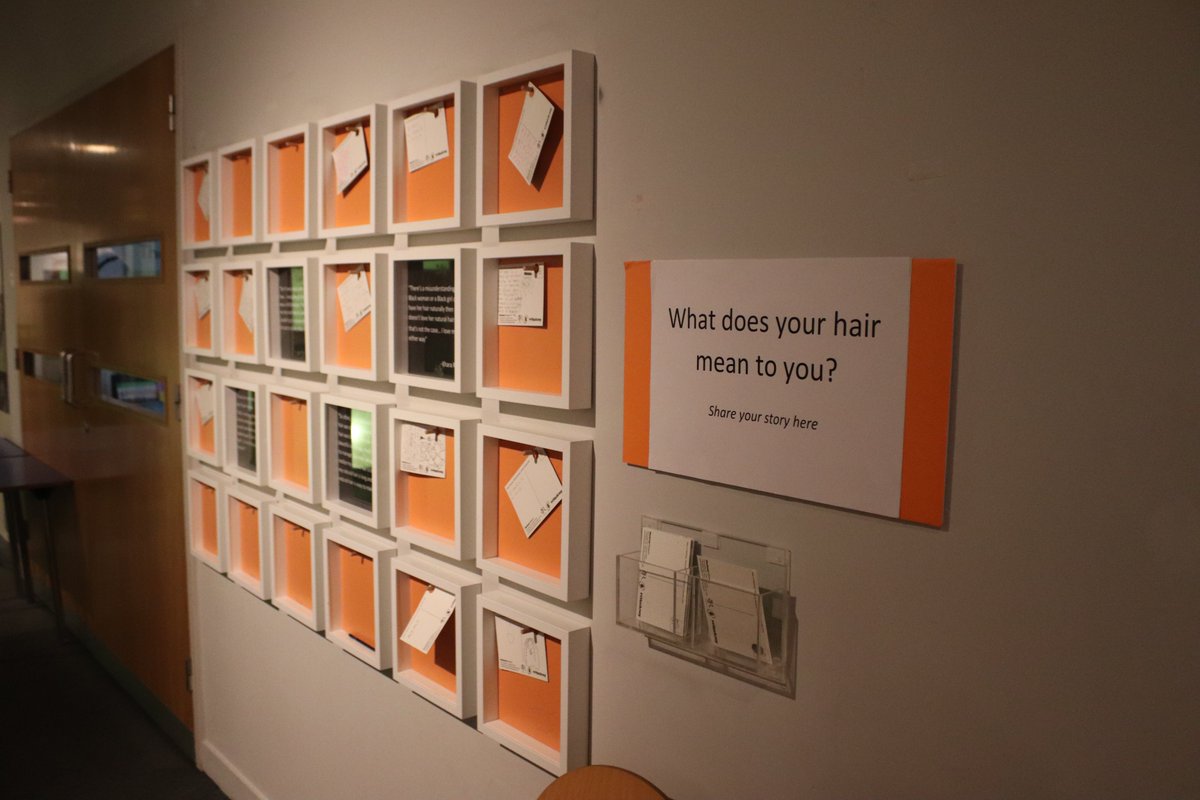 HackneyMuseum's tweet photo. Really interesting to read visitors reflections on the importance of hair:

'Curly, wavy or straight
Natural, wig or extensions
Short, medium or long
I am more than my hair
Don't judge!'

✂️✂️, come and see #HackneysGotStyle and share your thoughts! https://t.co/Jz3Mxz5gwh