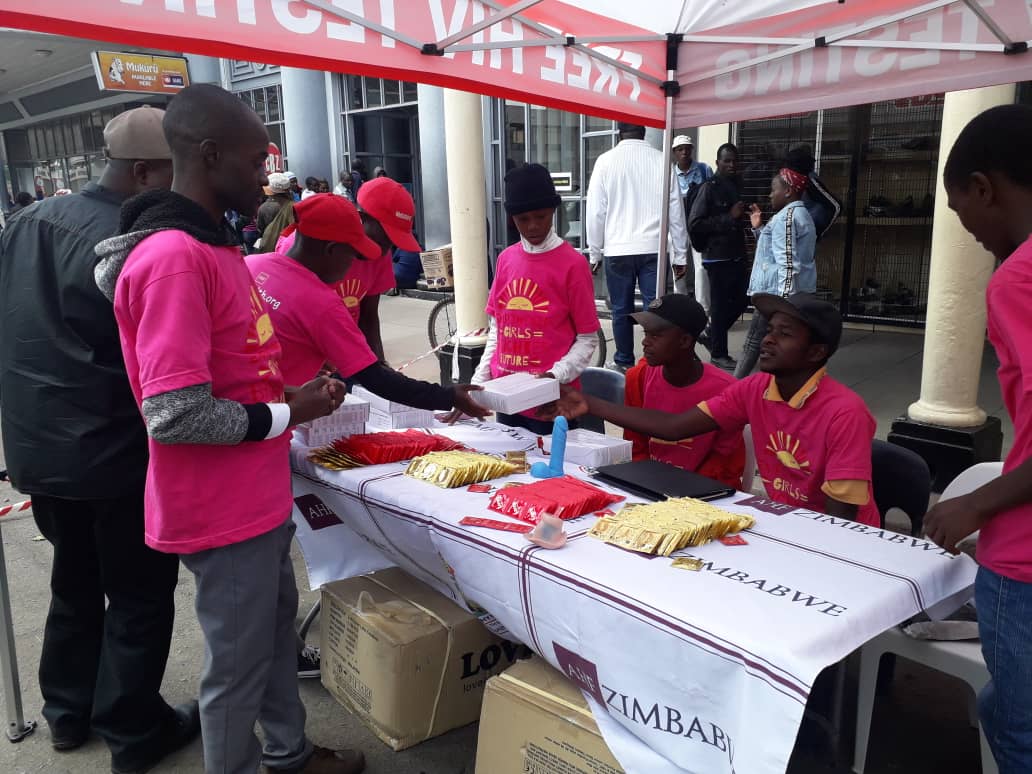 Its happening in Bulawayo CBD.Empower a girl and her community to take hold of their future.#endchildmarriages