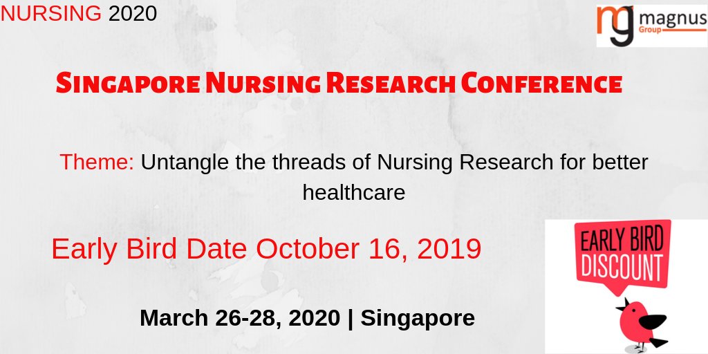 NursesConf's tweet photo. #NURSING2020 - Open platform for all the #nursing_professionals, #Nurses, #professor, #Nursing_experts, #Nursingresearchers, #Nursingeducators #Students. Don't wait! Early bird closes soon!! Register here: https://t.co/WTmT8FJc39 https://t.co/9RbVQOFYQb