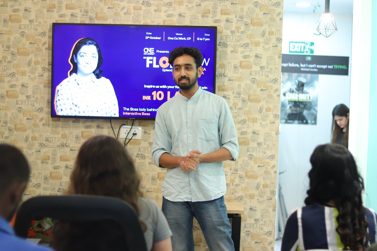 OneCoWork's tweet image. Drumrolls 
Here's a little sight of the Episode-3 of the UnFlop Show with the lady herself- Monica Gupta! We're glad to have some of the finest stories of struggles and commendable hustle.

#OneCoWork #WorkTheWayYouLove #TheUnflopShow