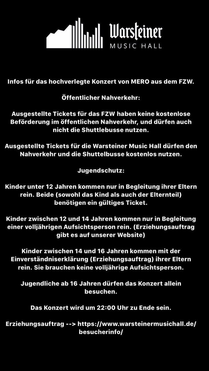 Warsteiner Music Hall Warsteinerhall Twitter