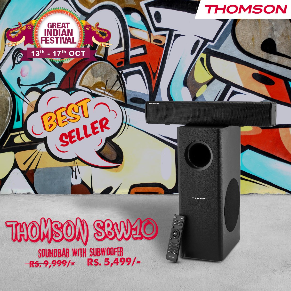 AudioThomson's tweet photo. Small and powerful. That is what the Thomson SBW10 Compact Soundbar is. That’s why it is the best seller.
Now available on @amazonIN #Thomsonaudio #Nowinindia #Fromeurope #Europeanyouthmachine #Amazon #Amazongreatindianfestival #amazonsaleshopnowsbw10 https://t.co/ksCUjn800W