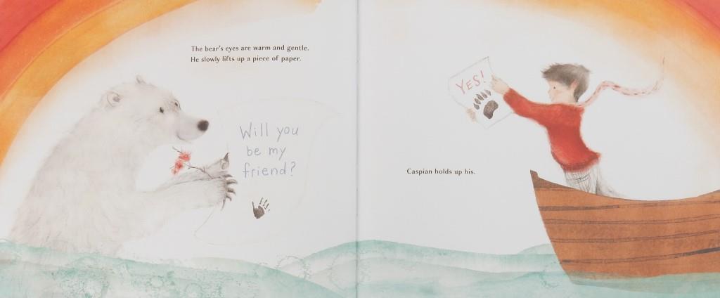 JillBennett18's tweet photo. Could you make change happen? Red Reading Hub #bookblog loves #Caspianfindsafriend @j_veissid lyrical text & @MerrileesBrown gorgeously dreamy art #AbramsChronicle @ChronicleKids #2019picturebooks #review ๐ฆ๐ฝโ๏ธ๐ฝ๐๏ธ ๐โค๏ธhttps://t.co/ExPJyH0agK https://t.co/oRE4OXVJjT