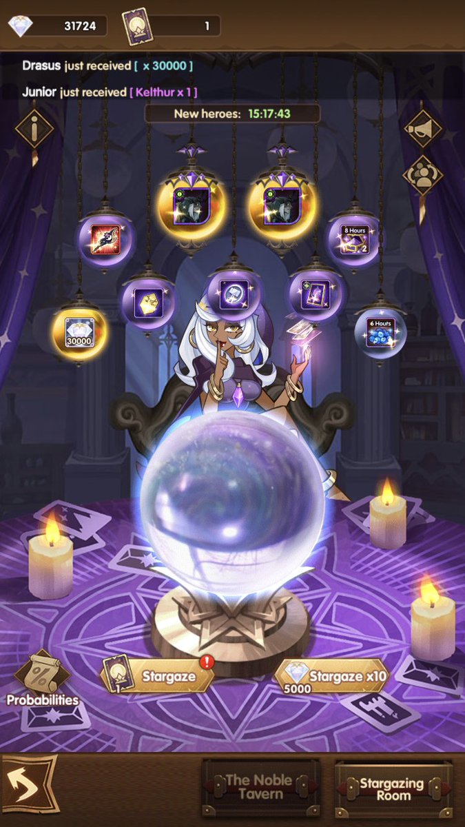 RasmusHojlund's tweet photo. @VolkinGames 
Just look at that top left corner. Good thing I progressed in the faction tower to get the stargazer cards xD https://t.co/w8nvXP2ona
