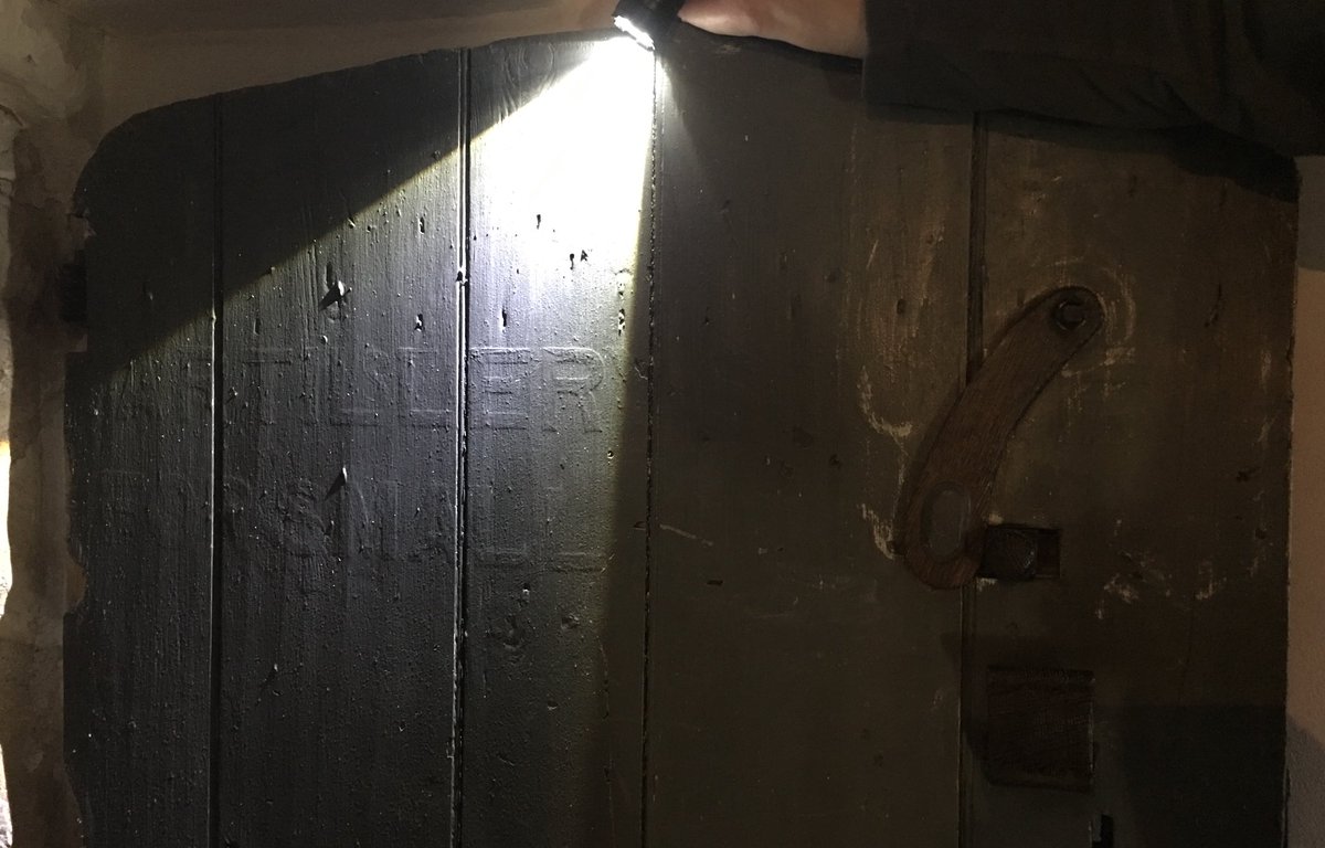 We asked House Steward Nick to show us his favourite bits of the castle and he revealed some secret writing on the walls (and doors) some even dating back to c.1570 #conservation #WednesdayWisdom