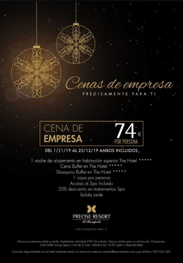 ✨ Ya están disponibles nuestros menús de cenas de empresa, aprovecha esta oportunidad irrepetible de disfrutar de una noche mágica entre compañeros ✨