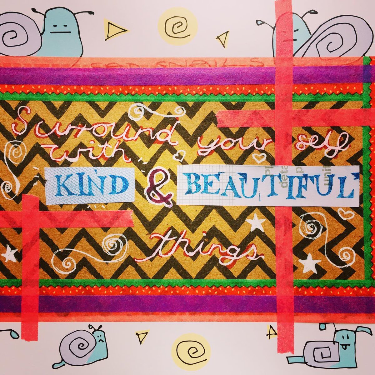 bird_cards_'s tweet photo. ~surround yourself with kind and beautiful things~ 42/52 🎨📚☺️ #doodleplanner #artjournal #amazingphil #disabledartist https://t.co/pEyd1OVefV