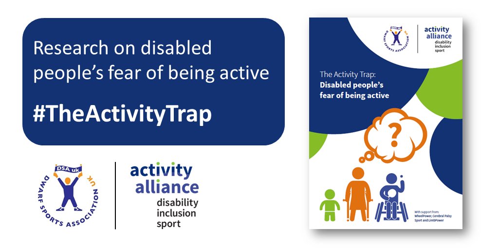 AllForActivity's tweet photo. In October last year, we released #TheActivityTrap report. It explored the fear among disabled people of losing benefits if seen to be active. We look at the progress we and our expert partners have made to address this situation. https://t.co/JApLPuKukt https://t.co/j965ZTYOCn