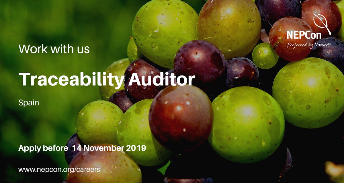 PreferbyNature's tweet photo. Our activities in #Spain are growing, and we are seeking a new team member to be trained in our internal training programme to become an auditor in various international sustainability standards. Read more and apply here: https://t.co/l8Xyj5CD28 

#traceability #jobs #hiring https://t.co/qZnuIoCmc8