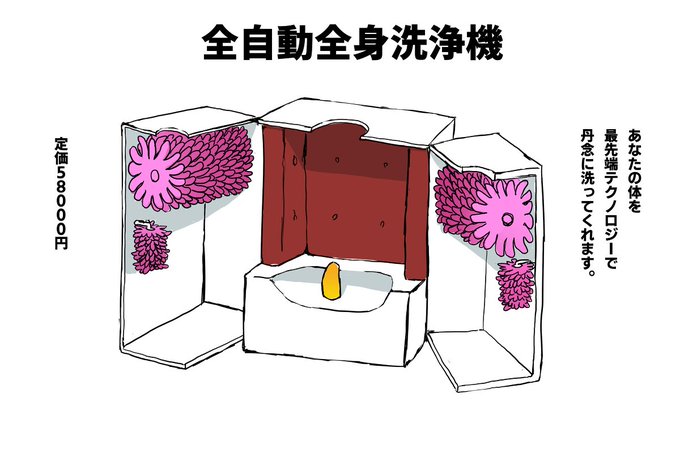 [R-18] 全自動全身洗浄機 #搾精 #拘束 #ドMホイホイ #機械姦 #乳首責め #ディルド #ブラシ  