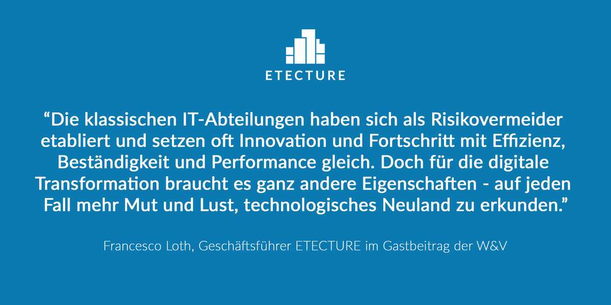 ETECTURE's tweet photo. International hat sich das Berufsbild längst durchgesetzt, nicht so in Deutschland: der #DigitalArchitect. In Zeiten der #Digitalisierung ist er jedoch unverzichtbar! Unser Gastbeitrag für die @wuv: https://t.co/wqcGVzGWXI https://t.co/AlVjUGs60O