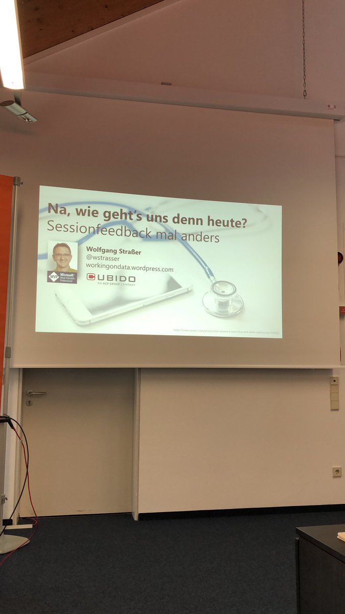 bweissman's tweet image. Jetzt: @wstrasser auf den #sqldays