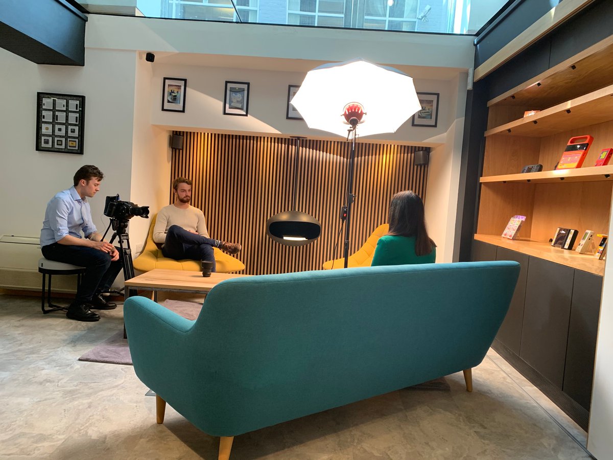 TH_NK's tweet photo. We're filming with @FocalPointM today, discussing our roles  and what it's like to work in the digital industry for @BIMA #digitalday https://t.co/2pr5fttTv6