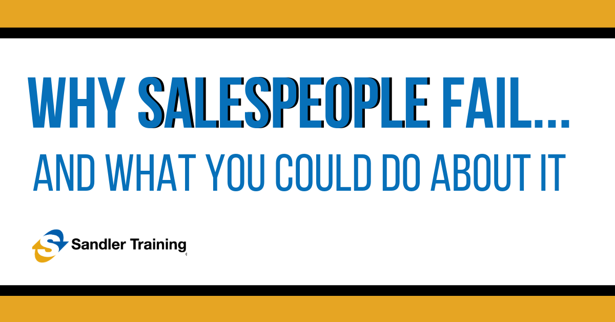 Learn a new way of selling that puts the salesperson in control of the sales process!

This free report is all about making and exceeding those all-important sales numbers and forecasts. 

Take advantage of this free offer: buff.ly/2TCxCnu 

#SalesTraining #Sales #Sandler
