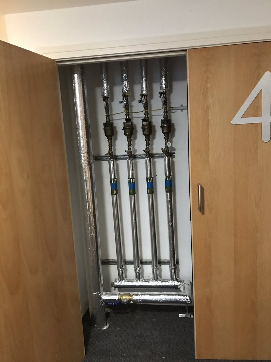 1cbrocklehurst's tweet photo. Major pipework replacement project completed at a @PremierEstates_ managed building in #manchestercitycentre... with its own integrated heating system just in time for winter! https://t.co/72SOtApwgi