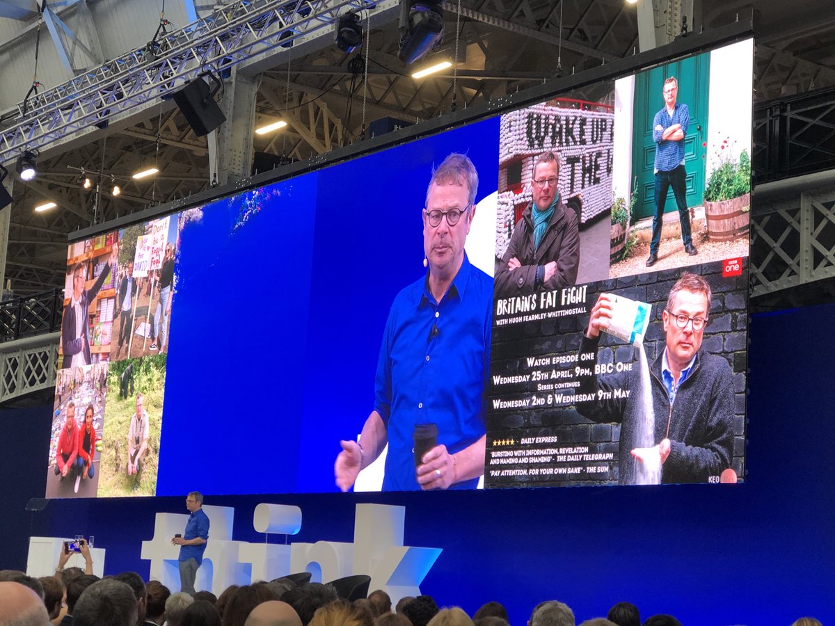 Amazing to see the environment being key topic at a tech conference. Well said ⁦<a href="/HughFW/">Hugh Fearnley-Whittingstall</a>⁩ #ThinkLondon