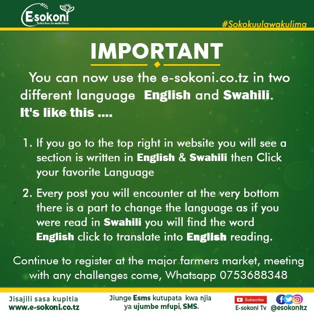 mashamba_d's tweet photo. #fahamu #Sokokuulawakulima #Esokoni #Eforums #Esms. https://t.co/mew22gjJ1S