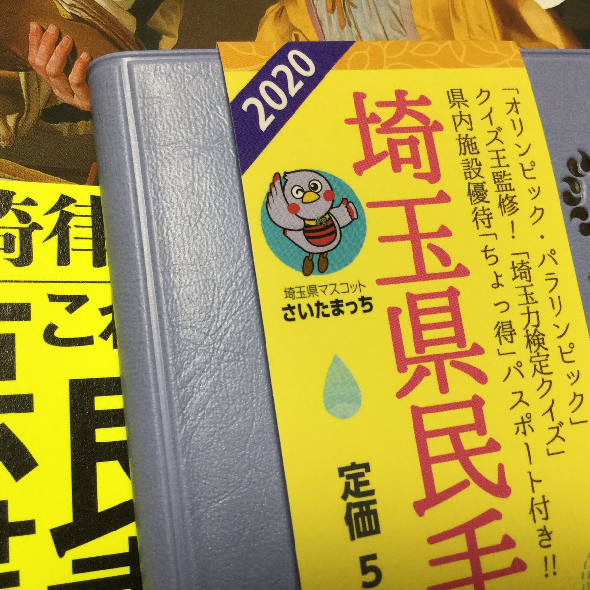 コンビニに埼玉県民手帳あったから買ったんだけど、これよく見たらコバトンじゃないんだ…？ 