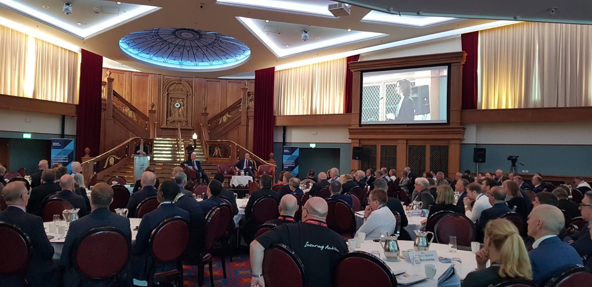 Perhaps appropriately the opening session at #BPA2019 Conference discussed UK Ports and Brexit in front of a replica of the Titanic's staircase.