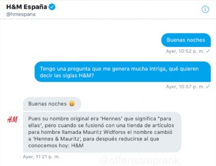 offensiveprank's tweet photo. Destapando la verdad de H&amp;M https://t.co/XSw6k0dE0u