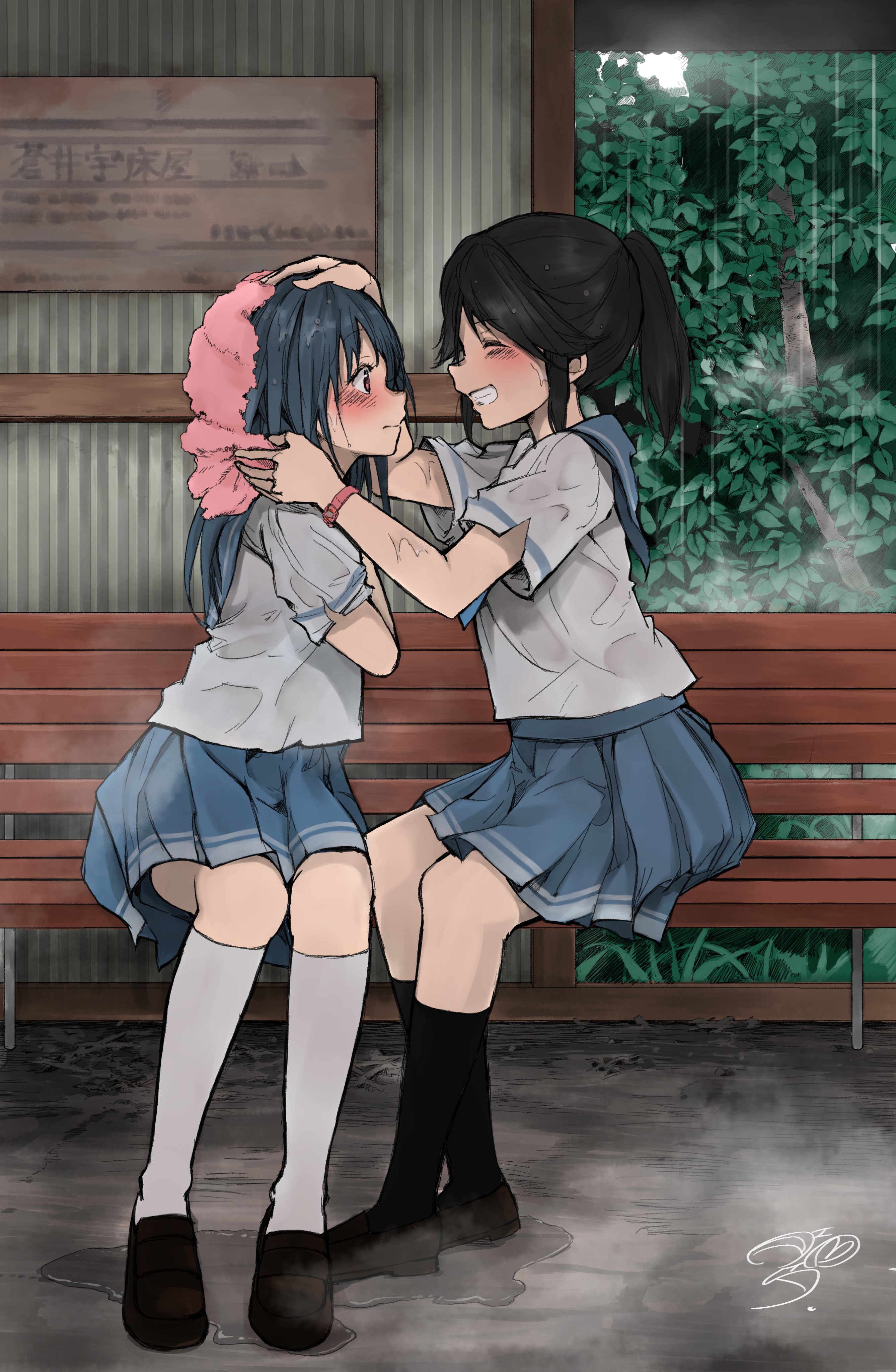 تويتر 月岡エイタ على تويتر のぞみぞ雨宿り 希美 みぞれ ずぶ濡れだよ みぞれ そんな妄想で描きました 傘木希美 鎧塚みぞれ 響け ユーフォニアム T Co F4slrvp3qh