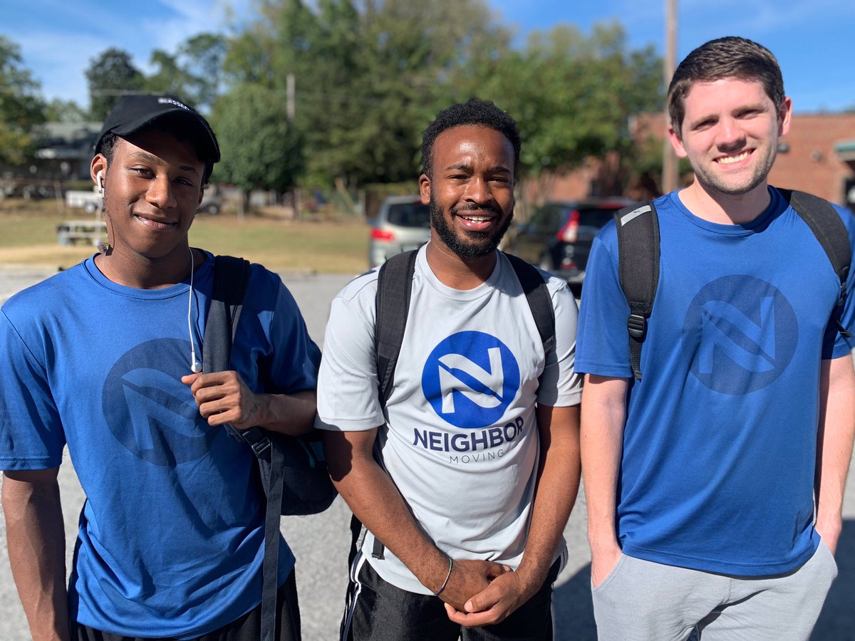 NeighborMoving (@neighbormoving) on Twitter photo These 3 have logged over 2000+ combined moving hours 😳😱. As we’ve grown, they’ve become crew leaders, drivers, packers, & more. If you’re hired us in the past, pretty sure you’ve had one of them (if not more!) on your move.
#neighbormoving #neighborenterprises <a href="/n2noutreach/">Neighbor 2 Neighbor</a> These 3 have logged over 2000+ combined moving hours 😳😱. As we’ve grown, they’ve become crew leaders, drivers, packers, & more. If you’re hired us in the past, pretty sure you’ve had one of them (if not more!) on your move.
#neighbormoving #neighborenterprises <a href="/n2noutreach/">Neighbor 2 Neighbor</a>