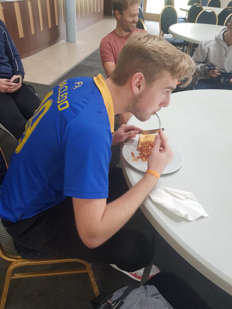 StourportHC's tweet photo. Mens 1s win Team of the Week after a 2-0 win at home. Joe Schubert was man of the match after scoring and winning a stroke with @AndyCav92 slotted home. @michaelm715 also ate Beans on Toast in the team talk. #beansy #bluengold 💙 💛 https://t.co/McyP0Bqxzz