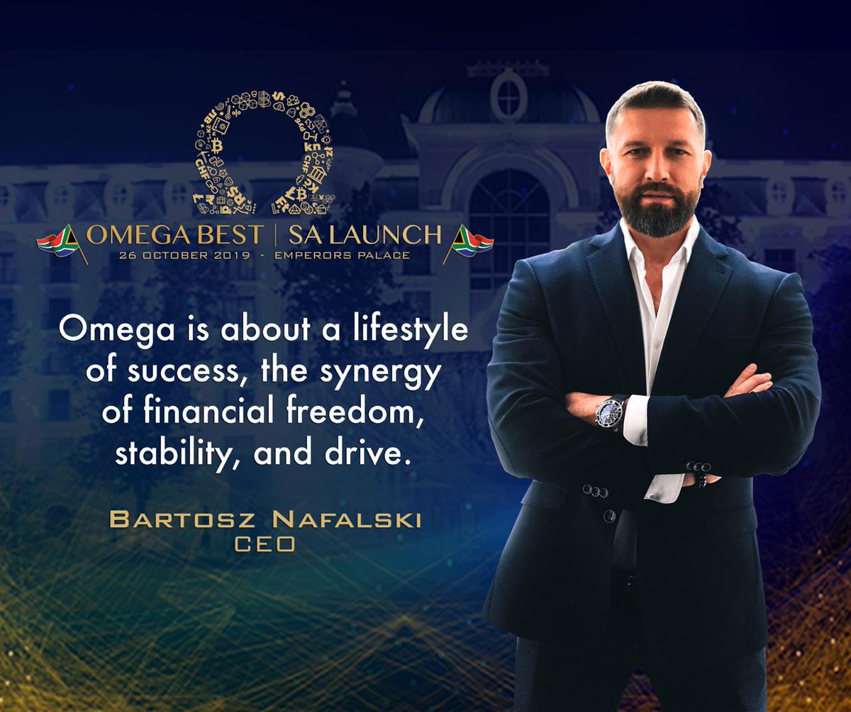 africa_omega's tweet photo. Meet our leaders: Bartosz Nafalski is the head boss in charge of the #OMEGAGroup, the quintessence of market opportunities. Want to hear more about his rise to business success, register to attend the #OMEASALaunch on https://t.co/KmY9YjA4Ah https://t.co/N1uAY0iZRw