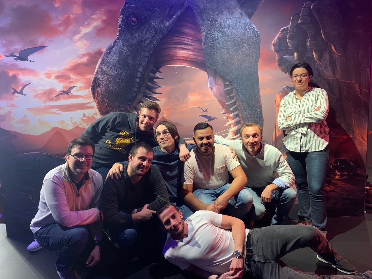 pathmotion's tweet photo. The product &amp; tech teams joined forces last night to celebrate Q3 achievements &amp; welcome onboard Devops Engineer, Mehdi! Like true techies, they saved the world at @VirtualRoomFR &amp; honored their efforts in true french style - with excellent food😋 https://t.co/rE8dn2t9xT