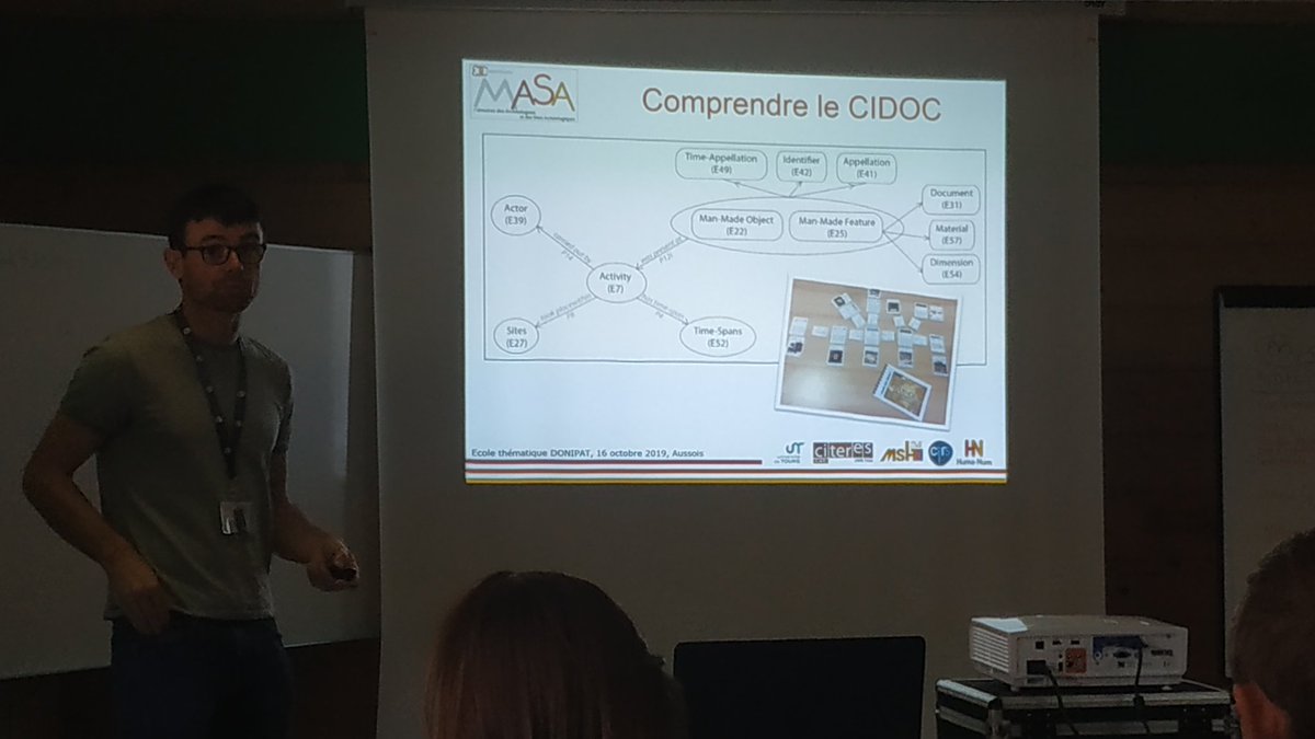 How to use and learn #cidoccrm. O. Marlet explains the work undertaken by #masa, consortium of <a href="/Huma_Num/">Huma-Num</a> and @ARIADNEplus partners. #donipat <a href="/CRMSIG/">CIDOC CRM SIG</a> <a href="/icomCIDOC/">ICOM.CIDOC</a>