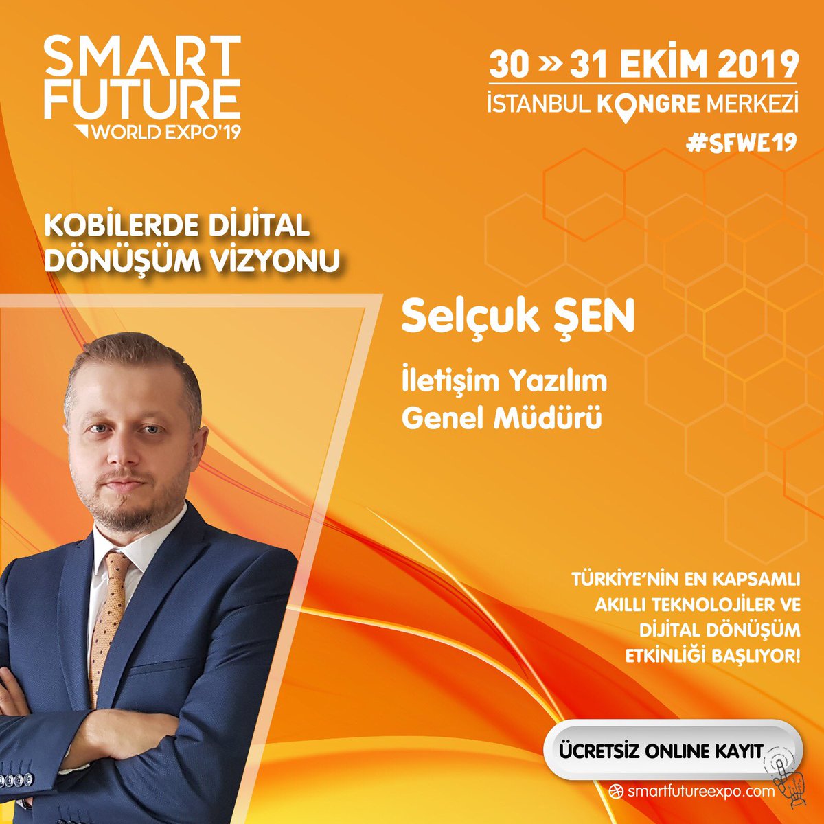 30-31 Ekim’de Smart Future Expo etkinliğindeyiz.

#iletisimyazilim #smartfutureexpo #endüstri40 #CoralReef #ManageMind #dijitaldönüşüm #etkinlik #akillifabrika #MES #BPM #istanbulkongremerkezi #SFWE19 #akıllıgelecek