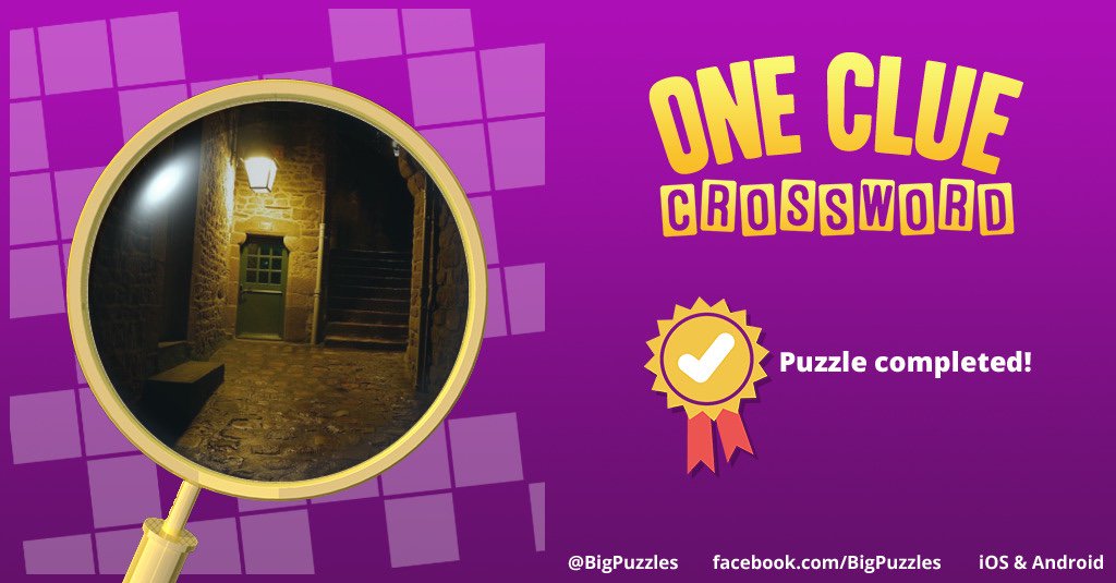 hellens39's tweet image. I completed a puzzle in One Clue Crossword. Play now for free!
onecluecrossword.com #OneClueCrossword