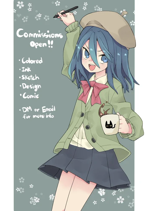 I just want to say I'm still Open for Commissions! DM me or Email to (bananatakemura@gmail.com) to see more informations! &lt;3 &lt;3
#commissionsopen 