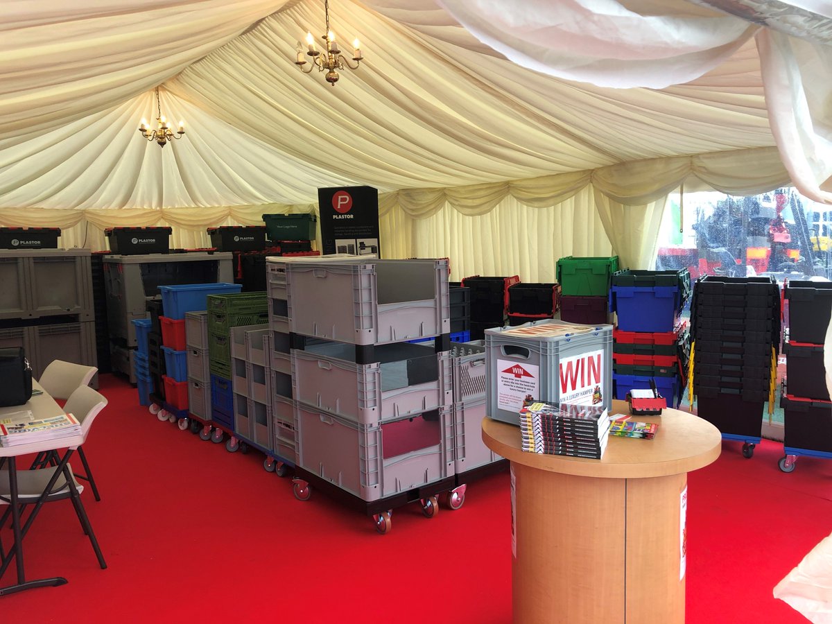 PlastorLimited's tweet photo. We're at the @TheShowmansShow today &amp; tomorrow (Newbury Showground, Berks) - Come and visit us on stand 154, Avenue B and check out our boxes, have a chat and maybe grab a fantastic showtime deal. #showmansshow #storageboxes #events #outdoorevents https://t.co/UcGlIQGd9k