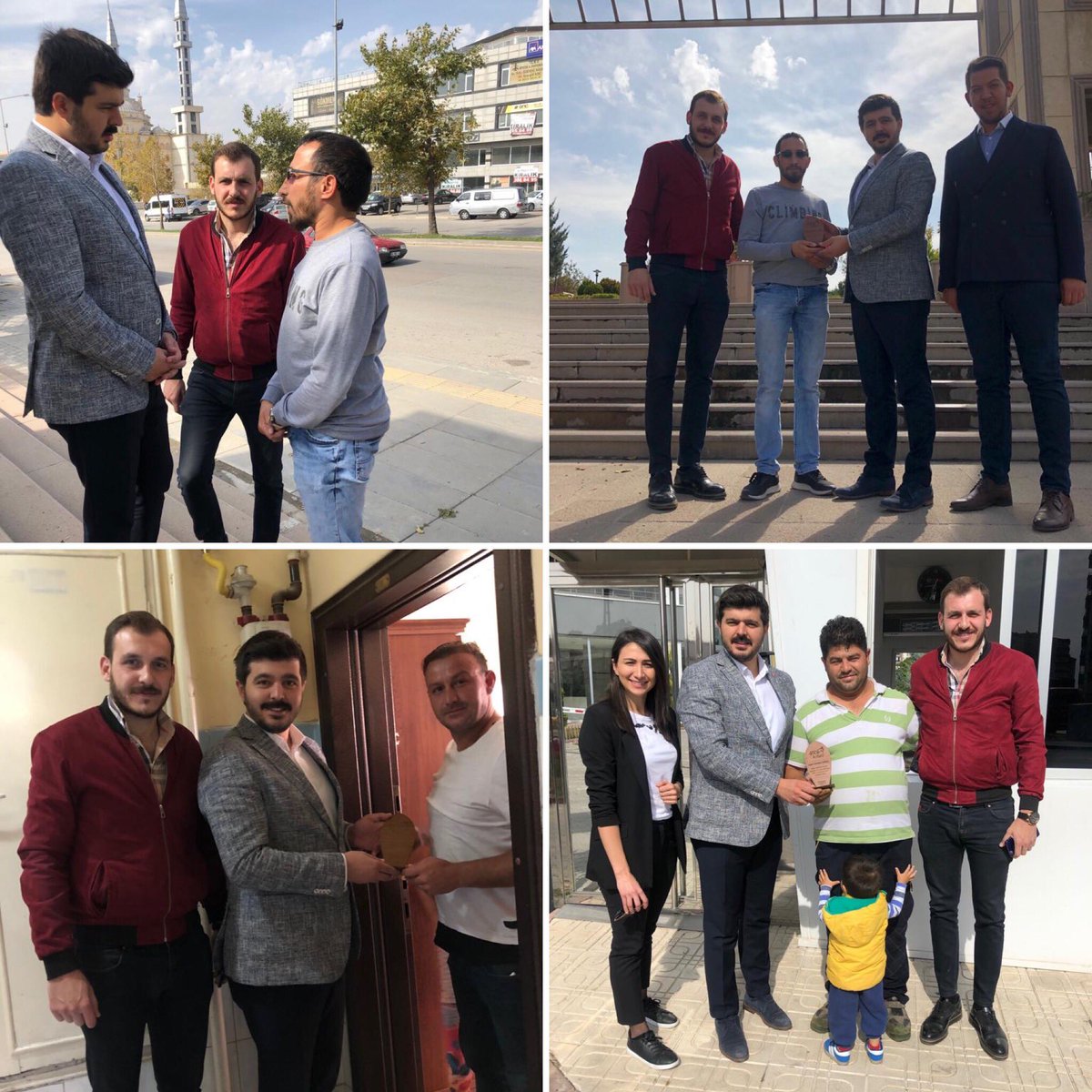 AliOsmanOzdemir's tweet photo. 🗳 Yenimahalle’de sandık müşahitliği görevi alarak demokrasi nöbetimizde bizleri yalnız bırakmayan genç kardeşlerimizi ziyaret edip plaket takdiminde bulunduk.

Millet iradesini emanet bilip çalışmalarımıza katkı sundukları için teşekkür ederiz. https://t.co/4geKLRLLMI