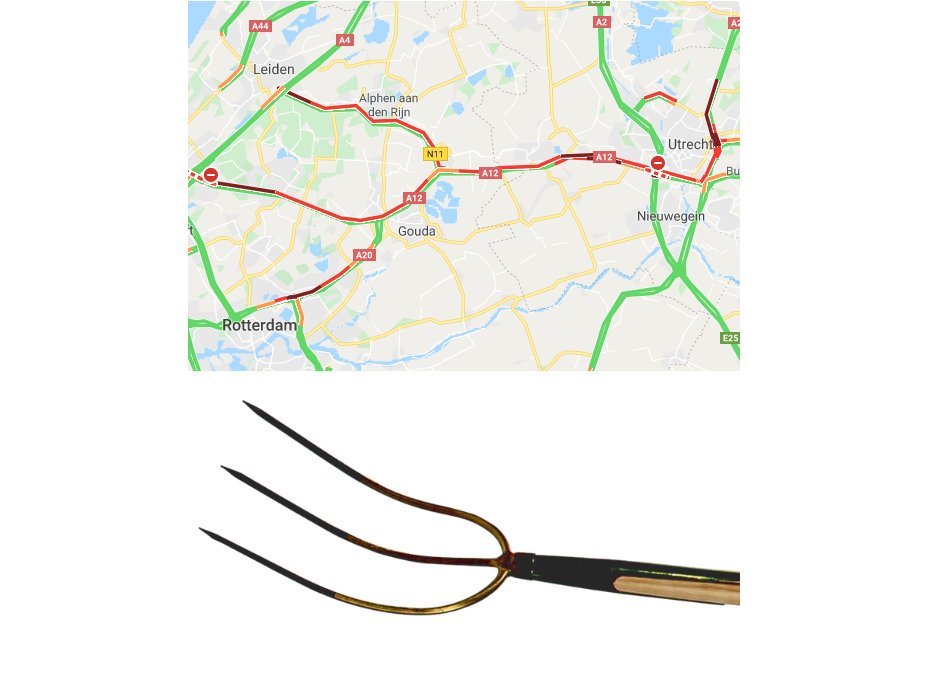 Symbolische file richting Den Haag... #boerenprotesten #hooivork