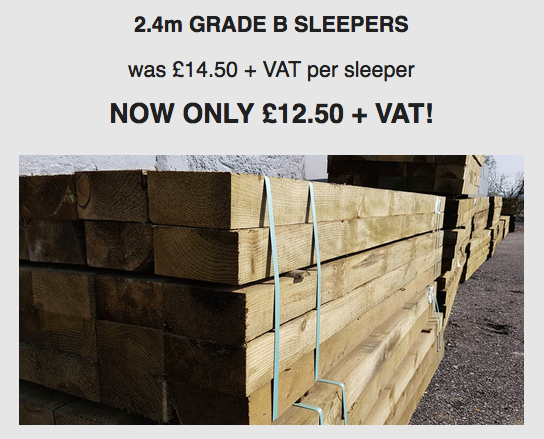 DandysTopsoil's tweet photo. ๐ BIG Sleeper & Paving Sale this week at Dandy's! ๐
Grab a bargain, whilst stock last...
Collect from Dandy's, Sealand Road, Chester, CH1 6BS.
Prices are subject to VAT. #DANDYS #DANDYSTRADE #COLLECTIONOFFER #PAVING #SLEEPERS #CHESTER #CHESTERTWEETS https://t.co/EWyEJbwAqP