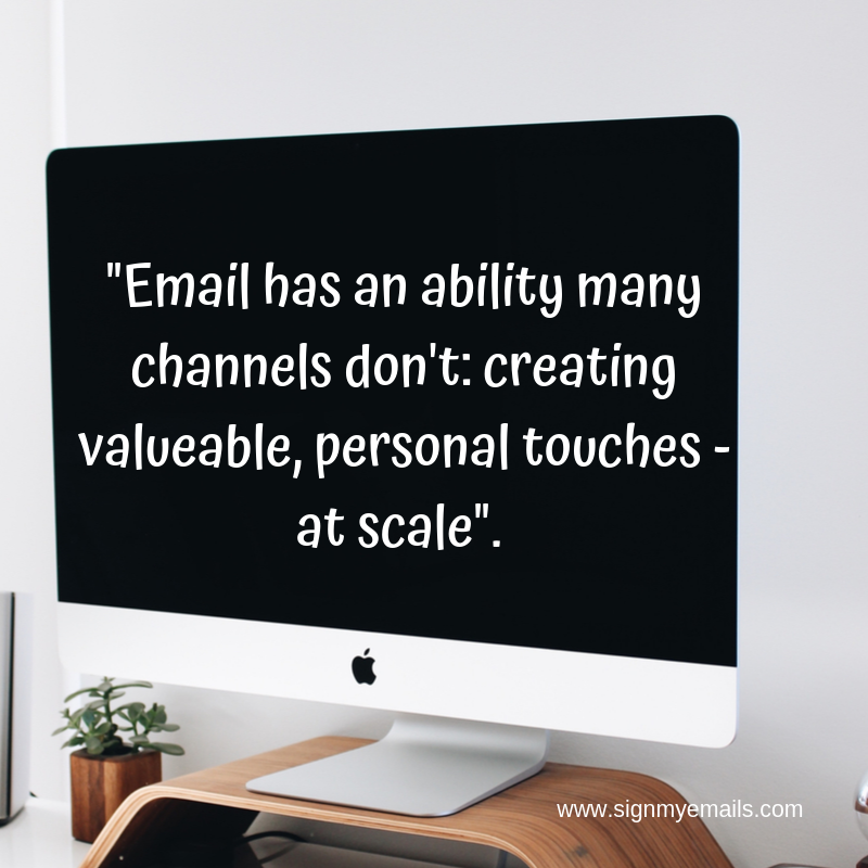 signmyemails's tweet photo. Emails are an important source of communication. They are unique in there own sense.
They do create a sense of personal touch during business communications.

Sign up for free to make your own email signatures 📩

#signmyemails #design #emailsignature #emailmarketing #digital https://t.co/AUzFh2PEpR