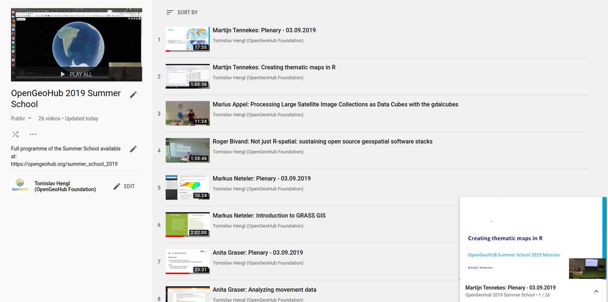 OpenGeoHub Foundation (@opengeohub) on Twitter photo Video recordings from the OpenGeoHub Summer School 2019 now available at: youtube.com/c/OpenGeoHubFo… Many thanks to @edzerpebesma and #ifgi
<a href="/WWU_Muenster/">Universität Münster</a> for hosting us and for being such excellent hosts. #rstats #FOSS4G Video recordings from the OpenGeoHub Summer School 2019 now available at: youtube.com/c/OpenGeoHubFo… Many thanks to @edzerpebesma and #ifgi
<a href="/WWU_Muenster/">Universität Münster</a> for hosting us and for being such excellent hosts. #rstats #FOSS4G