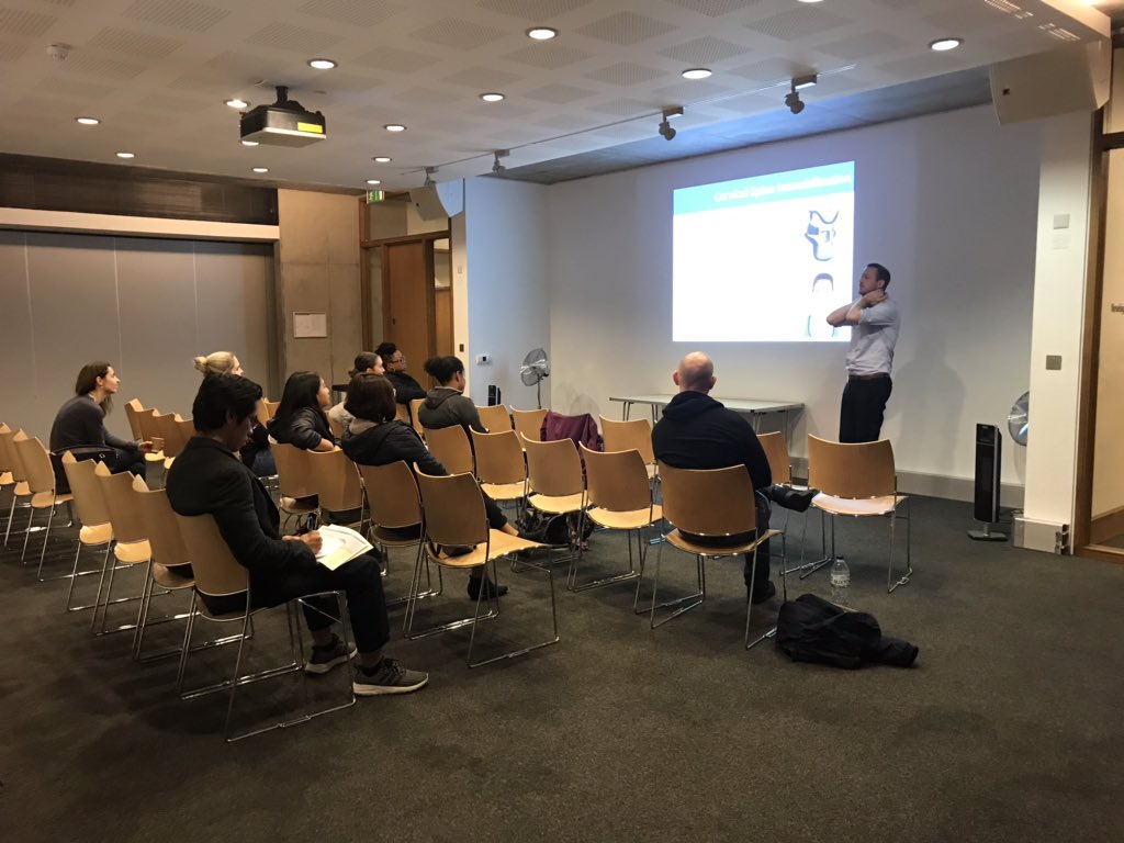 Great breakout session with <a href="/DrGeorgePeck/">George Peck</a> talking about trauma in older adults @Imperialpeople <a href="/ImperialNHS/">Imperial NHS 💙</a> #gembootcamp2019