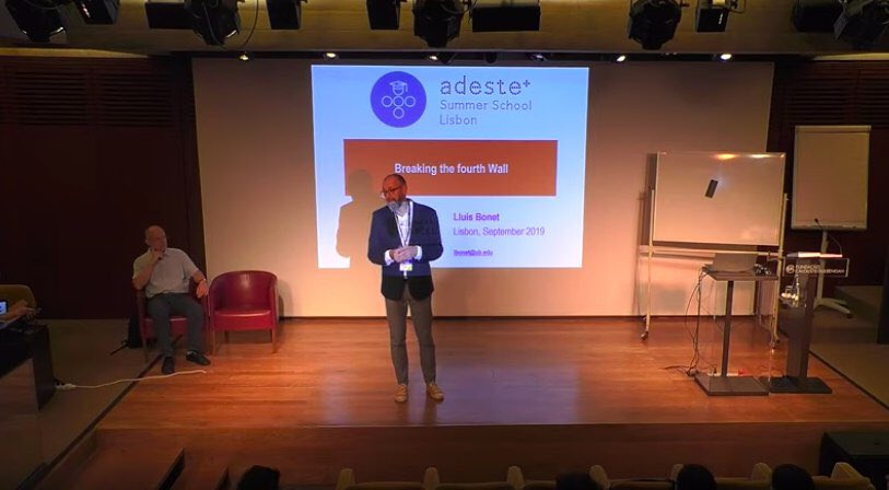 Second day video of <a href="/AdestePlus/">adesteplus</a> summer school in Lisbon:

👉AUDIENCE DEVELOPMENT AS AN EVERYDAY PRACTICE: BREAKING THE WALLS
<a href="/lbonetUB/">L</a> ,Universitat de Barcelona
<a href="/NielsRigholt/">Niels Righolt</a> , Danish Centre for Arts &amp; Interculture

👉 connectingaudiences.eu/resources/vide…