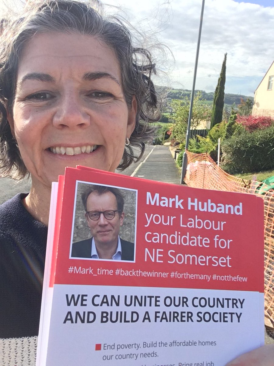Sunshine (sort of) and steps (so many). Very happy to be supporting <a href="/MarkHubandNES/">Mark Huband</a> in Northeast Somerset. <a href="/NESLabour/">North East Somerset Labour Party</a>