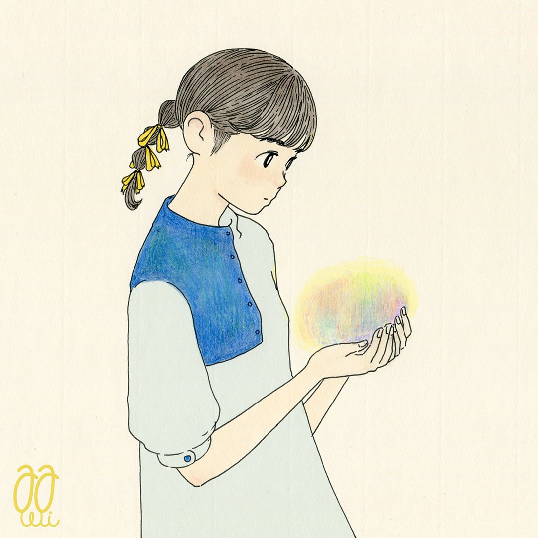 イラスト 温かくてやわらかな気持ち あわいのイラスト